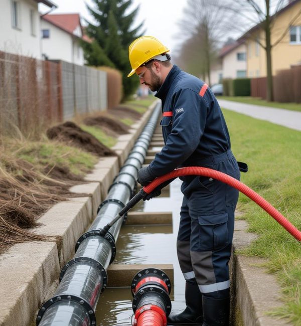 Kanaldoktor bei der Kanalreinigung